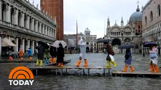 Venice Hit By Worst Flooding In 50 Years; See The Dramatic Images | TODAY