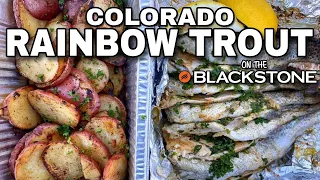 Colorado Rainbow Trout with Potatoes | Blackstone Griddle