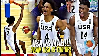 Jalen Green & Team USA TOO OP!! Absolutely DOMINATE vs Mali at FIBA World Cup! (U17s)