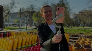 День Победы 9 мая 2022 в Новосибирске.  Фейерверки «Большого Праздника»