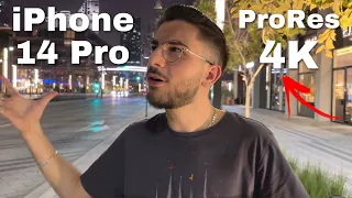 iPhone 14 Pro Low Light Video Test 4K 30 FPS ProRes !