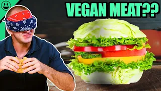 Meat Eater Does Vegan Food Challenge!! Can a Food Expert Tell The Difference?
