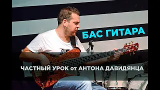 Антон Давидянц - Частный Урок на бас гитаре. MusicMan