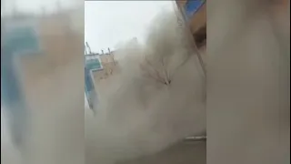 Entire building collapses in Turkey earthquake