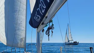 anticipo di primavera,  Tes 720 bt fa la sua prima uscita del 2023  piccola barca a vela ⛵️ grande