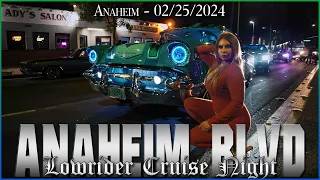 Anaheim Lowrider Cruise Night 02/25/2024 Alaniz Beatz