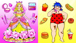 Paper Dolls Dress Up - Costumes Fat Bride VS Thin Bride Contest - Barbie Wedding Handmade