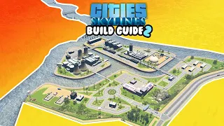 Building A DETAILED Late-Game Power Plant In Cities Skylines! | Orchid Bay