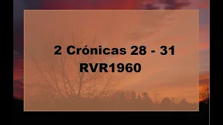 2 Cronicas 28 - 31