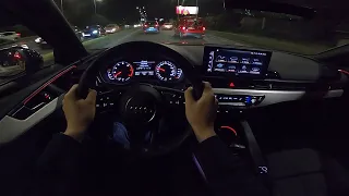 2020 Audi A4 35 TFSI Edition10 [2.0, 150 HP] NIGHT POV Test ride #79 CARiNIK