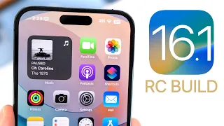 iOS 16.1 RC Released - What's New?