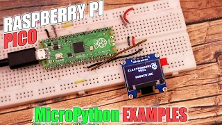 Raspberry Pi PICO | Starting With MicroPython + Examples | I2C OLED, ADC, PWM