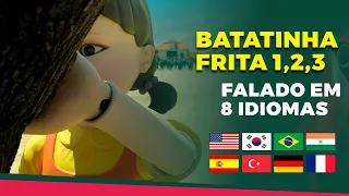 ROUND 6: Cena episódio 1 -  Batatinha Frita 1,2,3, falado em 8 idiomas.