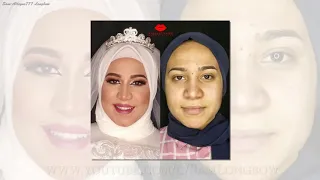 Арабские женщины с макияжем и без. Шок. Настоящие лица арабских красавиц.