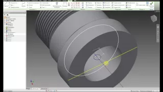 Autodesk Inventor - Вал приводной - Деталь №3 - Втулка