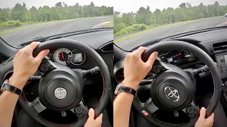 Old vs. New: 2020 Toyota 86 vs. 2022 GR 86 - POV Comparison