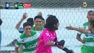 Gol de Carlos Acevedo Al minuto 90 [Santos vs Queretaro]