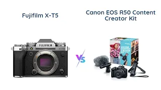 Fujifilm X-T5 vs Canon EOS R50: Ultimate Mirrorless Camera Comparison