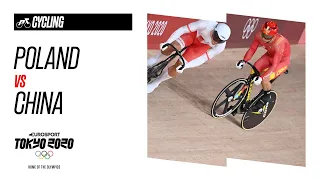 POLAND vs CHINA | Men's Sprint Cycling - Highlights | Olympic Games - Tokyo 2020