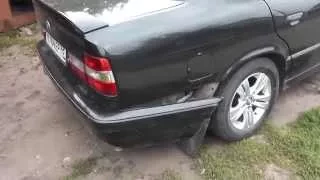 Задний бампер bmw e34 снятие и ремонт