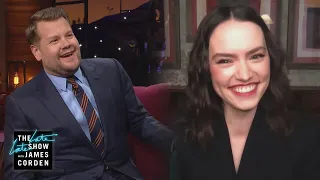 Daisy Ridley Gives James a French Lesson