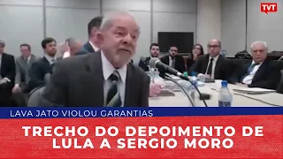 Depoimento de Lula a Sergio Moro: “Há interesse de vazar, porque o julgamento é feito pela imprensa”