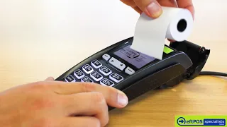 How to replace eftpos paper roll