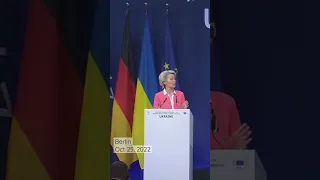 Von der Leyen: EU is working on not only freezing, but seizing Russian assets for rebuilding Ukraine