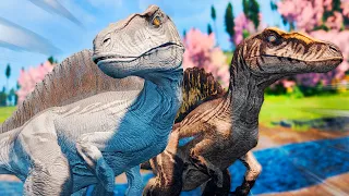Família Spinoraptor! Toxic Albertossauro + Giganotossauros da Ilha | The Isle | (PT/BR)
