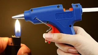 9 Awesome HOT GLUE Gun Life Hacks