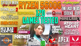 Ryzen 5 5600G Vega 7: Test in 120 Games in 2023 (Without GPU)