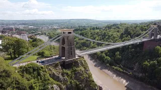 Clifton Suspension Bridge -  Bristol , England - Breathtaking Aerial Drone Shots - Gaurav Travels