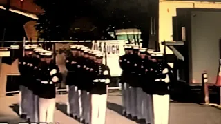 2001 Marine Corps Silent Drill Platoon!  University of Washington Show!