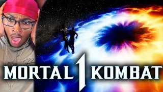 GREATEST FATALITY OF ALL TIME?!? | MORTAL KOMBAT 1 (Geras) OFFICIAL KEEPERS OF TIME TRAILER REACTION