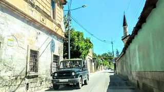 БАХЧИСАРАЙ - СТОЛИЦА КРЫМСКОГО ХАНСТВА. Главная улица ГОРОДА. Есть ли туристы? Дворец Конец мая 2022