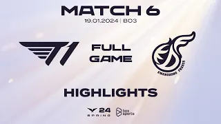 Full Highlights T1 vs KDF | Match 06 | LCK Mùa Xuân 2024