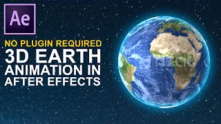 After Effects Tutorial: Create Realistic 3D Spinning Earth Animation in Adobe After Effects