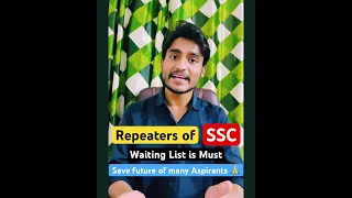 Waiting List in #ssc  : Repeaters 😡 #ssccgl #ssccgl2024 #cgl #govtjobs