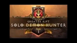Diablo 3 | GR122 Solo Demon Hunter | Rank 1 WORLD ( M6 Multishot )