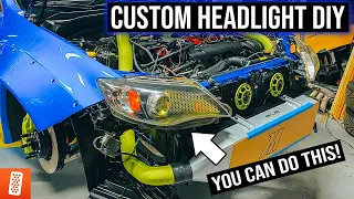 Building the ULTIMATE 2008 Subaru WRX STI Hatchback - Part 7 - Custom Headlights & NEW MODS!