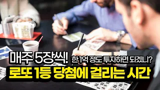 로또 1등 당첨 난이도 체감하기