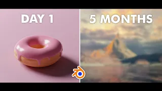 My 5 months Blender Progression