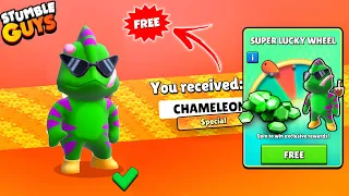 Get [ FREE ] 💯 Chameleon Skin Trick In Stumble Guys | Super Lucky Spin | DRIFT GAMER | #gaming