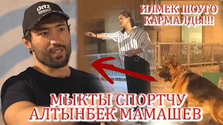 МЫКТЫ СПОРТЧУ АЛТЫНБЕК МАМАШЕВ ИЛМЕК ШОУГО КАРМАЛДЫ!!!