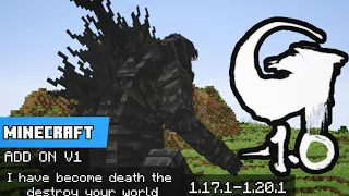 Godzilla Minus One Add On In Minecraft[read the description to know how to download]