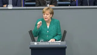 Merkel im Bundestag: Migration als Schicksalsfrage für die EU