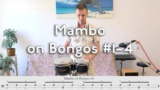 Mambo rhythms on Bongos #1–4 by Bob Evans