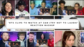 bts clips to watch at 2am (try not to laugh) | Reaction Mashup | VVZA