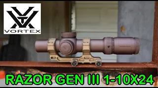Vortex Razor HD Gen III 1-10x24 Rifle Scope review / Best LPVO?