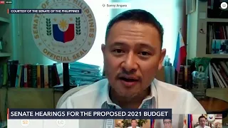 Senate budget hearing for OVP for 2021 fiscal year